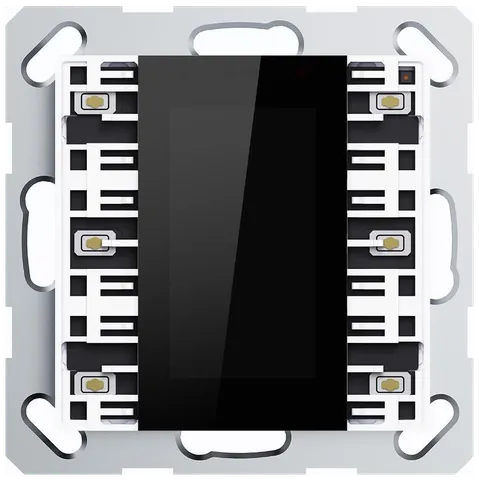 KNX Push Button Sensor with Display, 4-Gang with Secure, 55mm, Moudle (for 2/4-gang