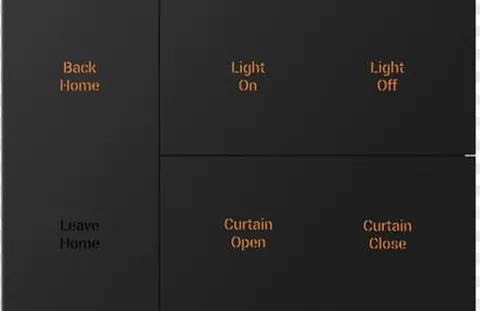 Metal Button Set for KNX Waltz Touch+ Pad, light through engraving