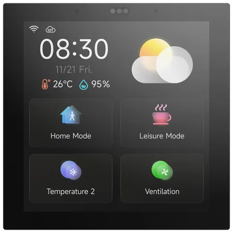 KNX Smart Touch S4 with Secure (KNX+ SIP Intercom+App Server)